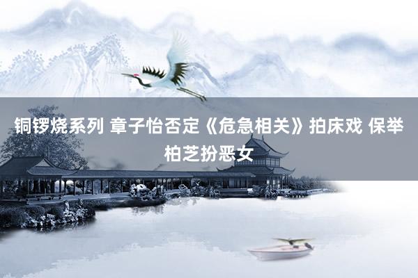 铜锣烧系列 章子怡否定《危急相关》拍床戏 保举柏芝扮恶女