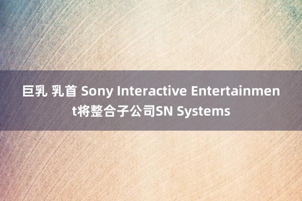 巨乳 乳首 Sony Interactive Enterta