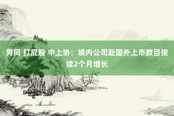 男同 打屁股 中上协：境内公司赴国外上市数目接续2个月增长